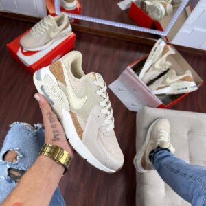 Nike Air Max Excee Branco Madeira - Importado