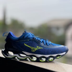 Mizuno Wave Prophecy 13 Royal e Verde Limão - IMPORTADO