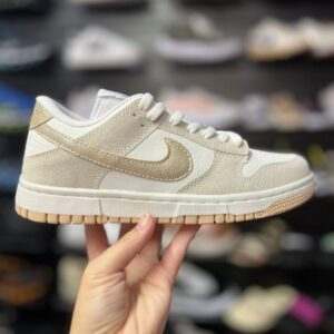 Nike Dunk Low SB Branco Prata Ouro