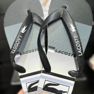 Chinelo Lacoste Preto